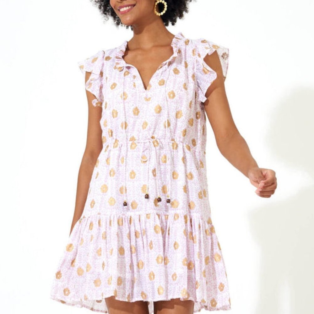 OLIPHANT $188 Cinched Flirty- Vine Lilac NWT Size XXS
